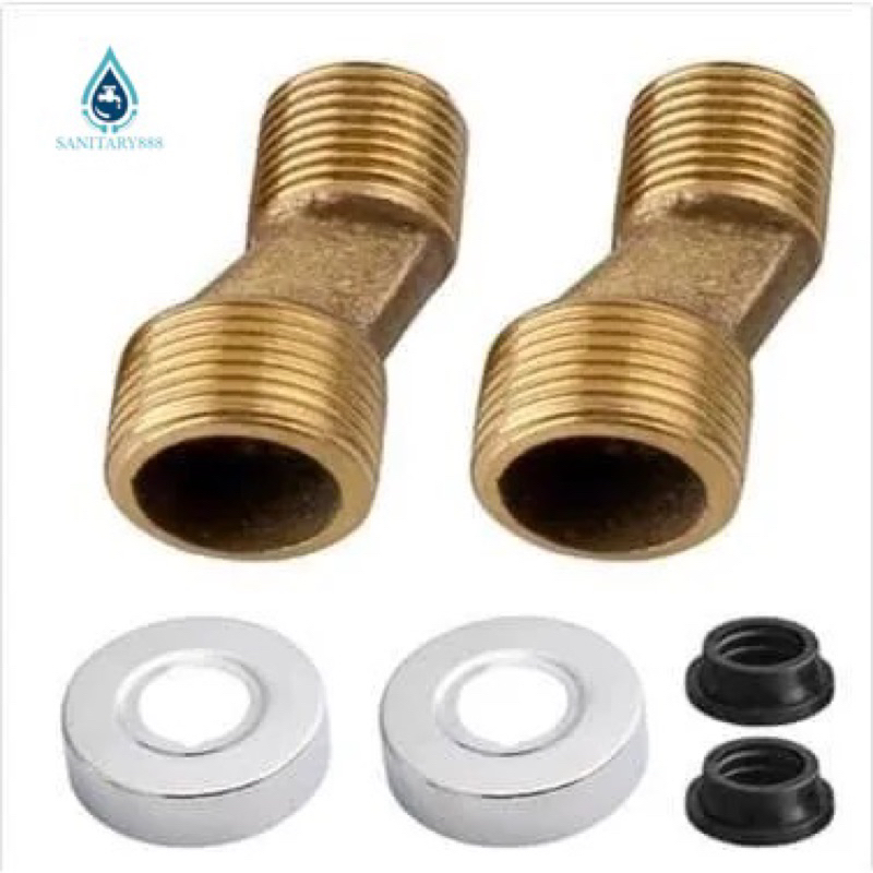 double nepel kran bathtub kran shower panas dingin Mixer Z (1set)