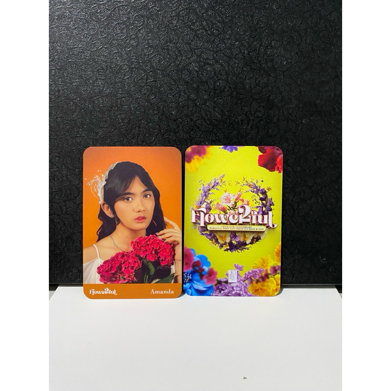 photocard jkt48 flowerfull AMANDA || OFC || ORI
