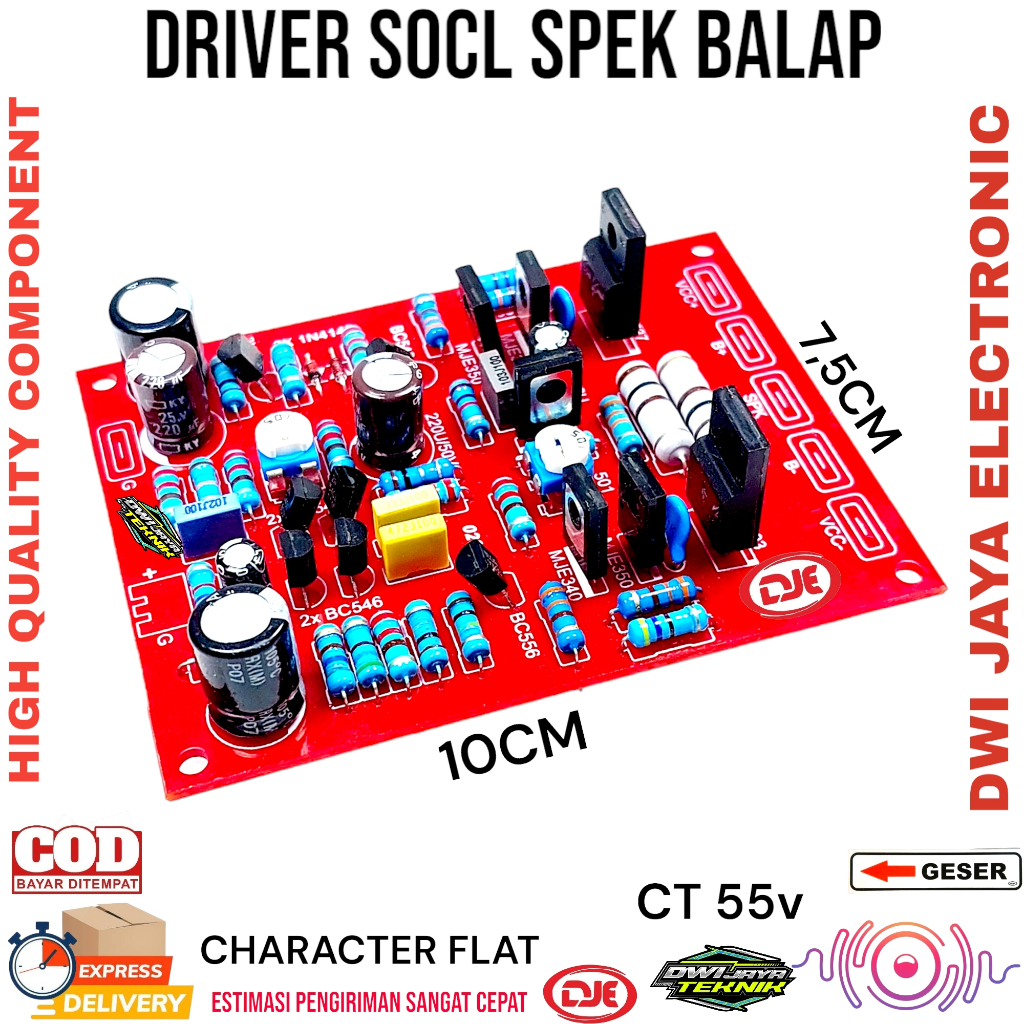 Driver POWER AMPLIFIER OCL BALAP