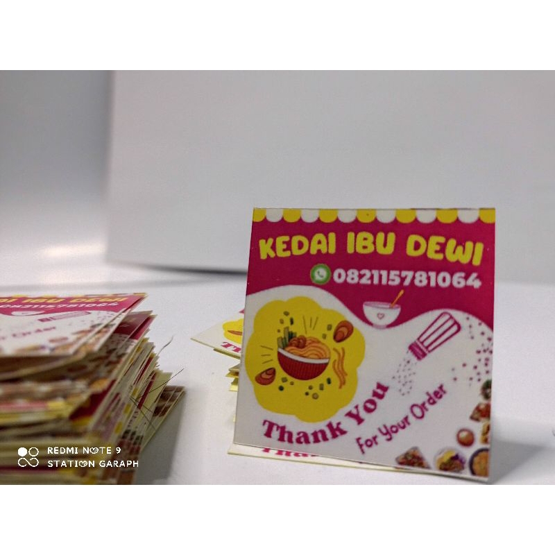 

STIKER LABEL KEMASAN MAKANAN