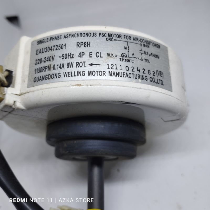 Dinamo indoor ac lg Motor fan indoor AC LG 8W