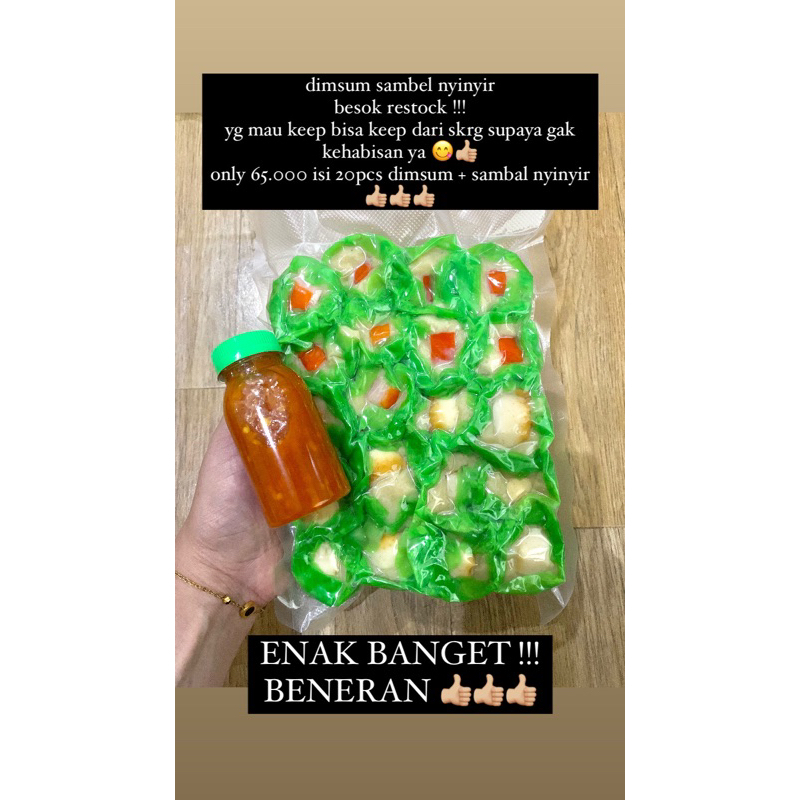 

dimsum sambel nyinyir besar isi 20pcs/pack