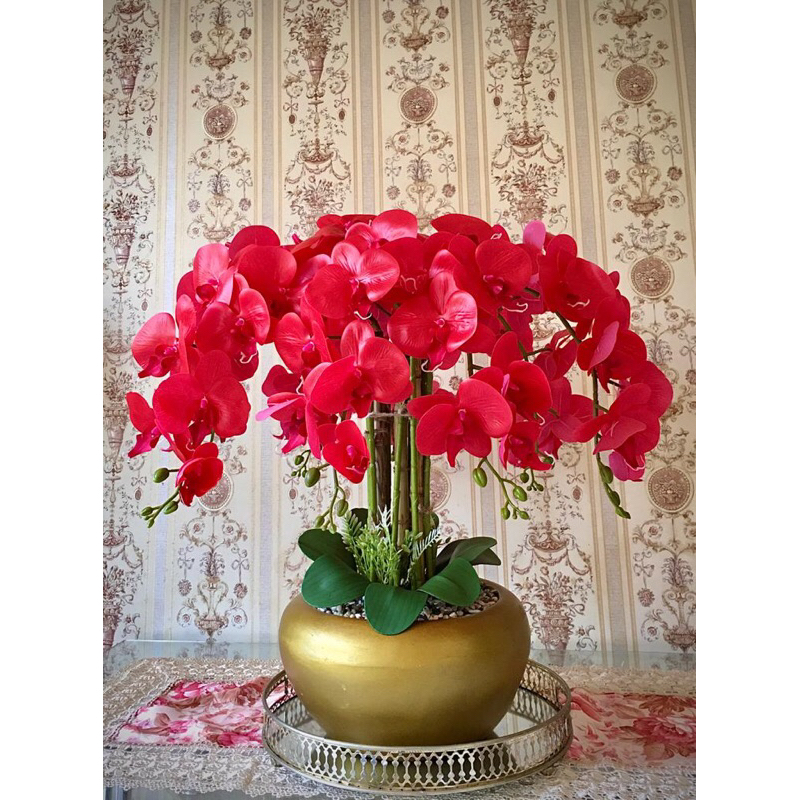 Anggrek Latex Premium . rangkaian anggrek rangkaian bunga artifisial