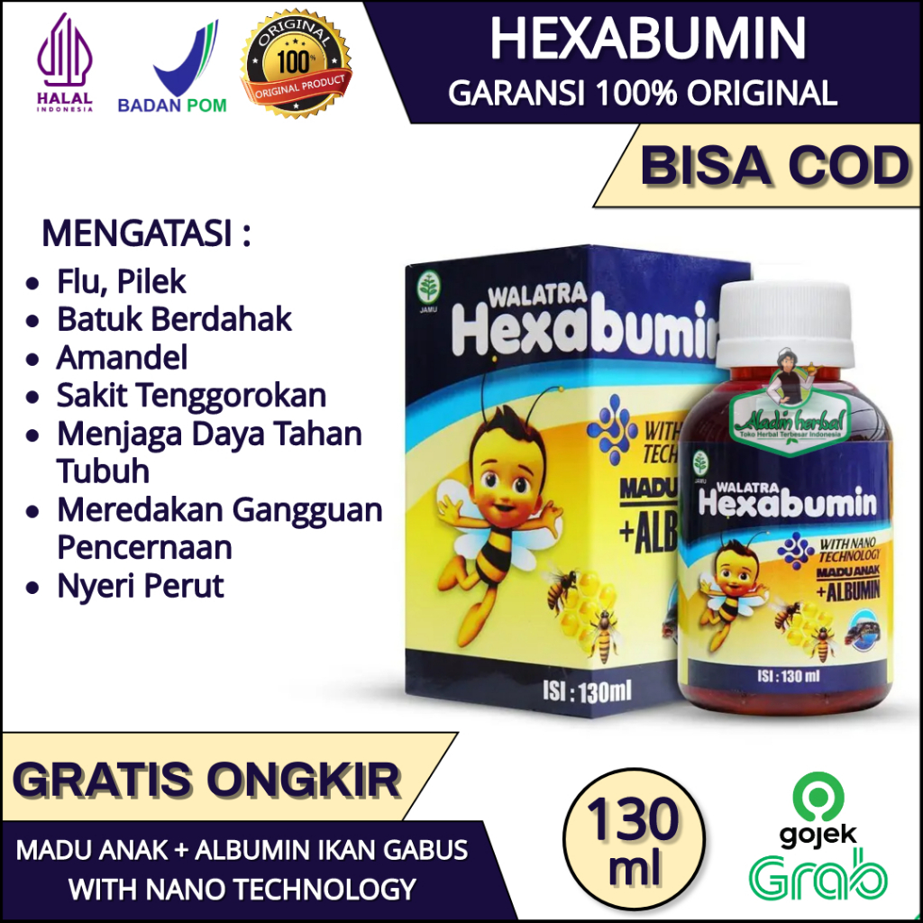 Obat Herbal Flu Batuk Anak Original Madu Herbal Obat Pilek Anak Obat Flu Batuk Anak Obat Flu Anak - 