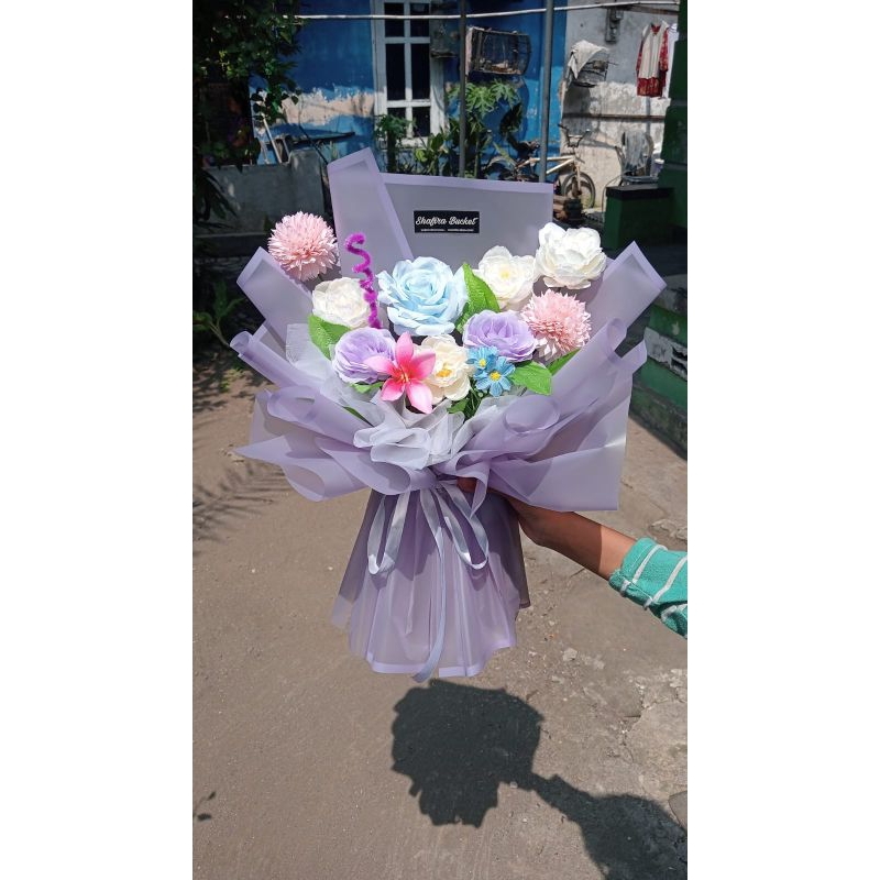 Buket bunga artificial|buket bunga palsu|buket tunangan