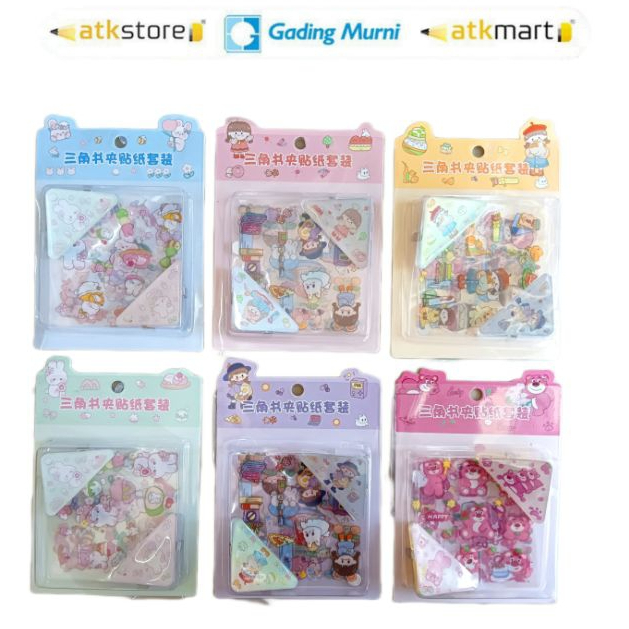 

STIKER FANCY MOTIF GIRL BEAR - STIKER LUCU - STIKER KOREA