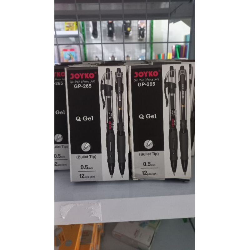 

Pulpen Gel 265 Joyko 1 Pack (12pcs) HITAM