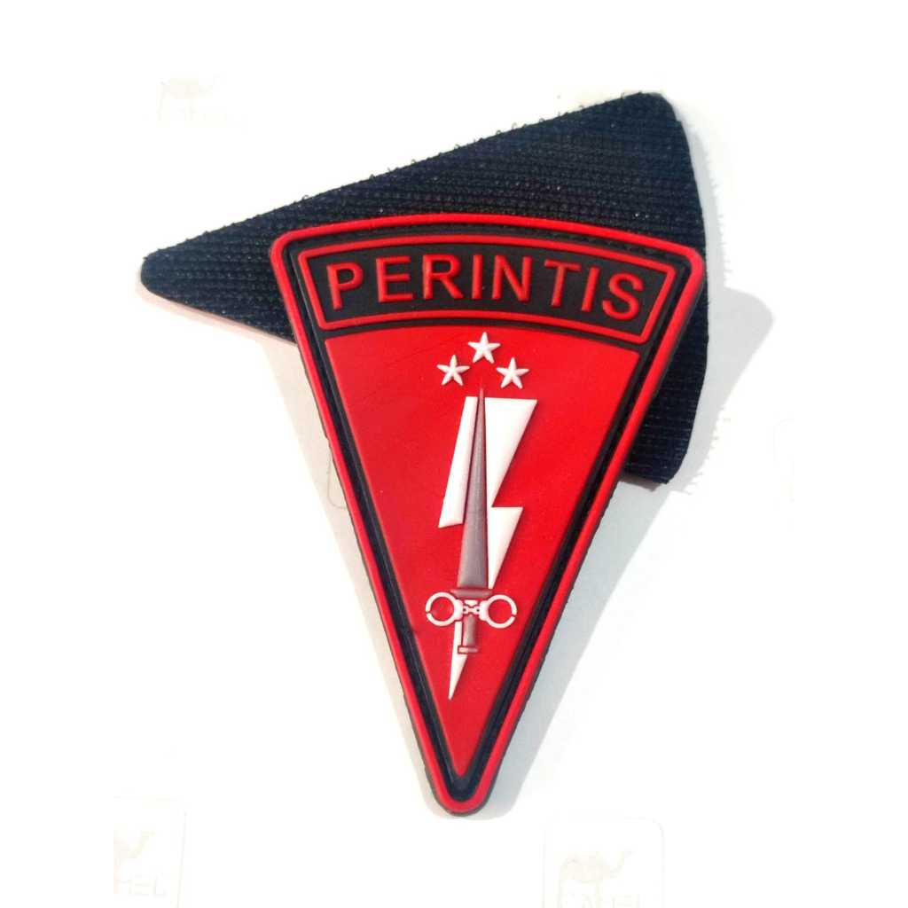 PATCH RUBBER 3D LOGO PERINTIS