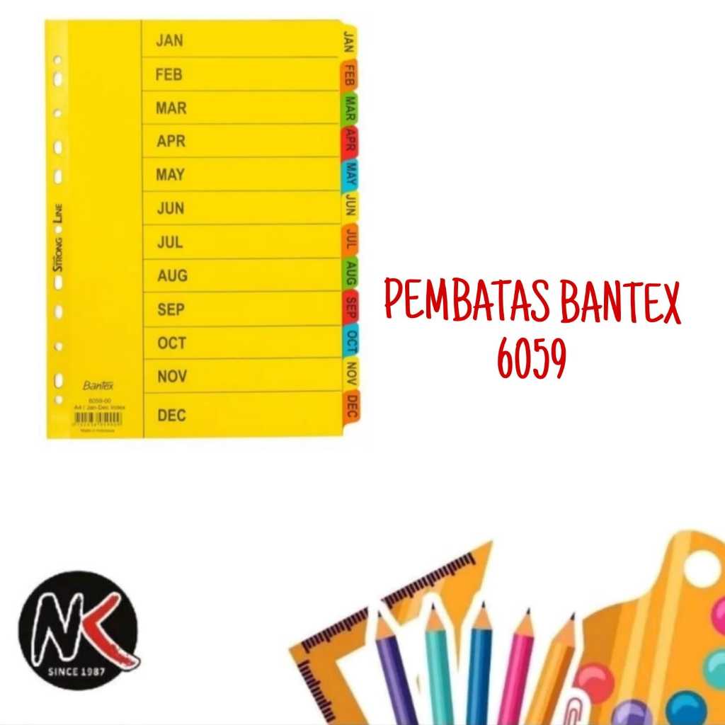 

Pembatas Bantex 6059 (JANUARI-DESEMBER)