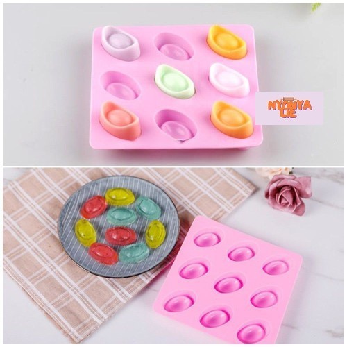 CSP28 Cetakan Silikon Mould Yenpao Uang Emas Kuno Coklat Cake Puding Garnish Es batu