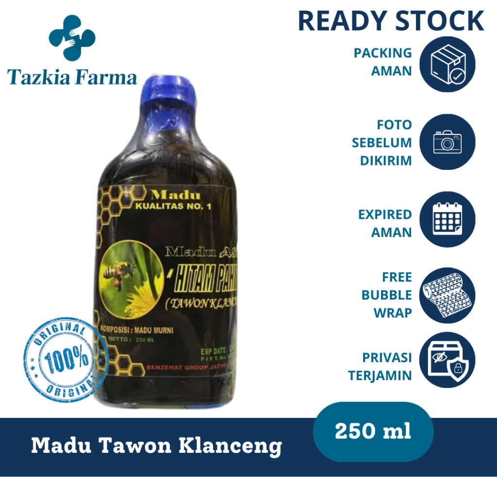 

Madu tawon klanceng 250ml Madu Herbal