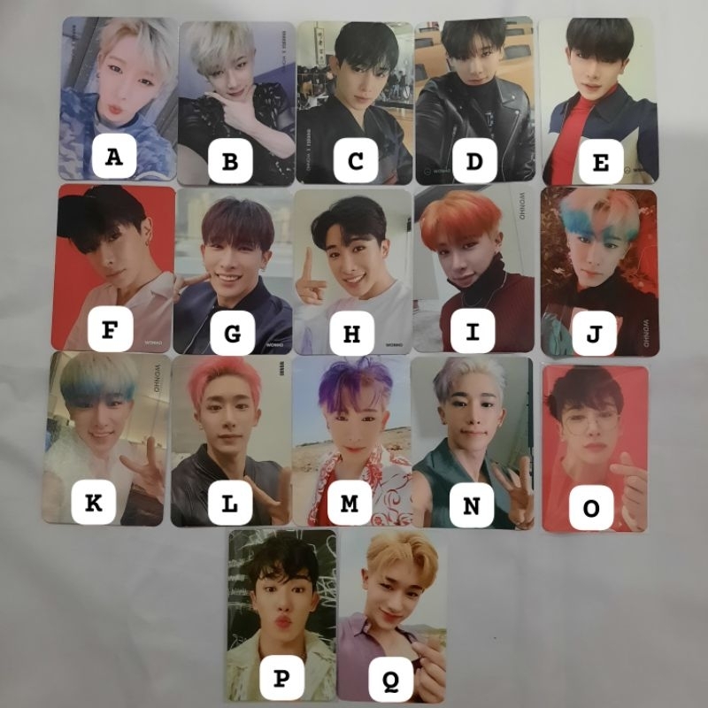 photocard Monstax photocard wonho kendo
