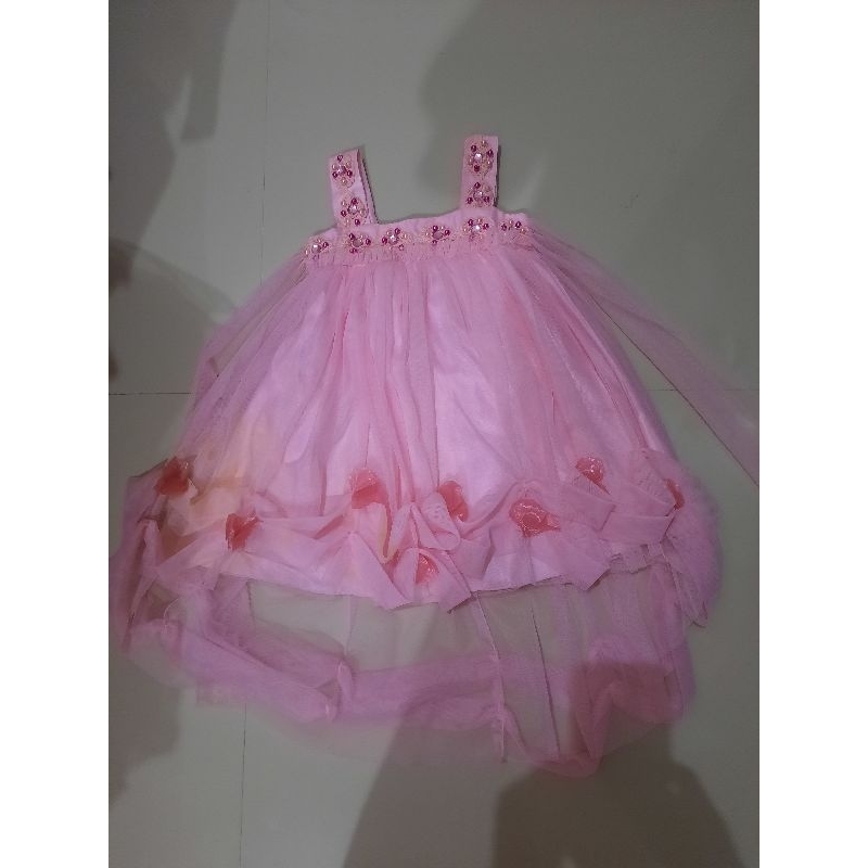 PRELOVED DRESS PESTA ANAK GAUN PESTA USIA 3-6 TAHUN