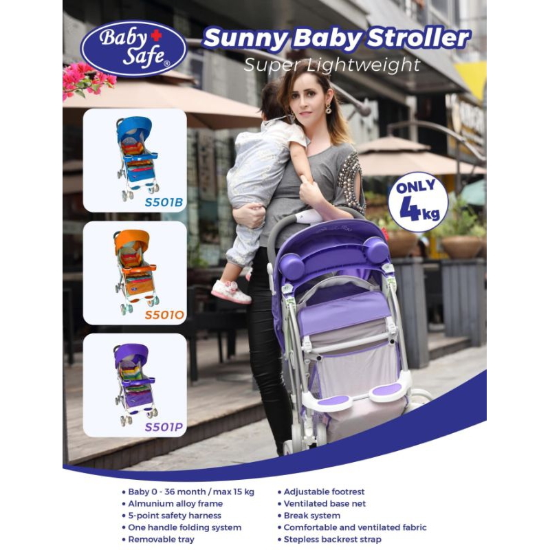 Baby Safe sunny baby stroller