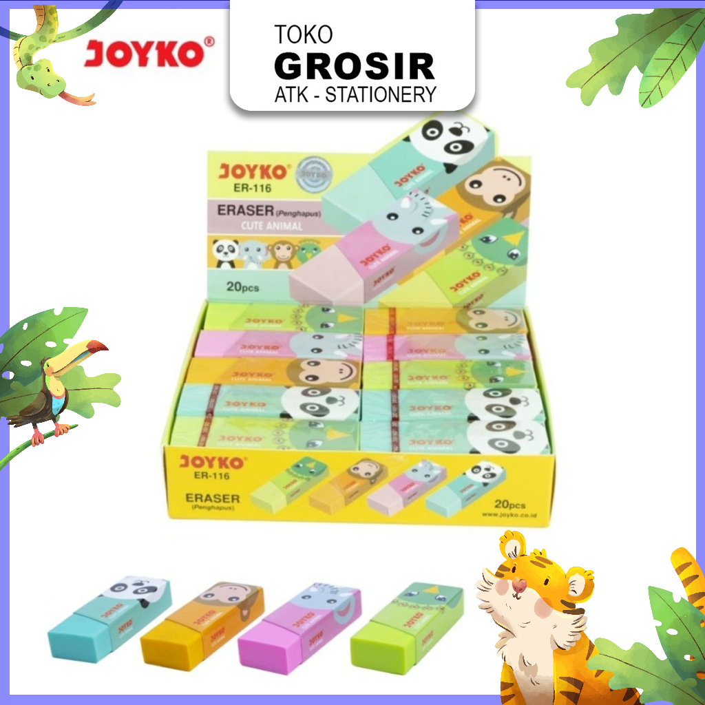 

JOYKO - Eraser ER-116 Animal Cute penghapus