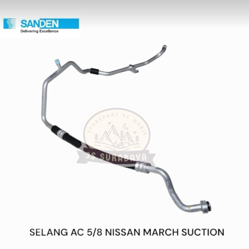 Selang 5/8 Suction Nissan March Ac Mobil Hose Pipa (Baru/New)