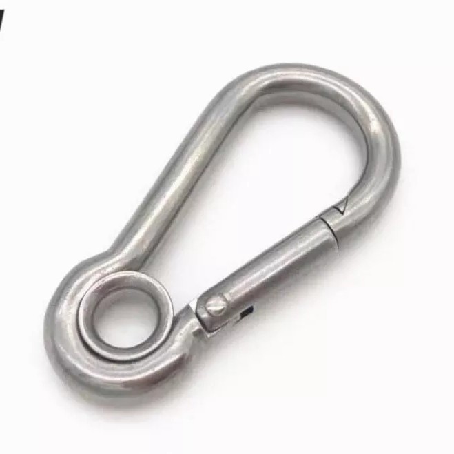 304 Stainless steel Carabiner Snap Hook Spring Hook shackle