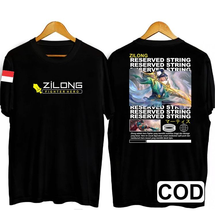 KAOS MLBB ZILONG