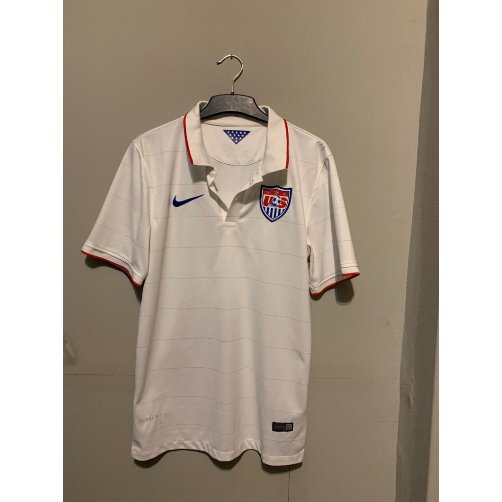 USA Jersey World Cup 2014 Original 100% Timnas Amerika Football Shirt Kit Soccer Shirts Kaos Sepakbo