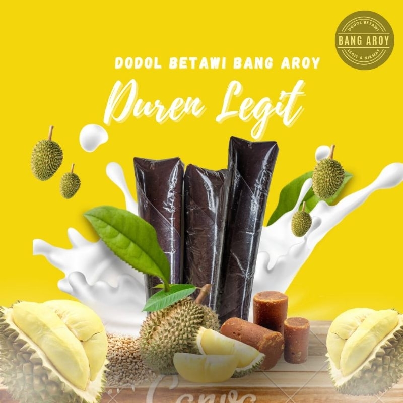 

Dodol durian khas Betawi 250gr 100% halal