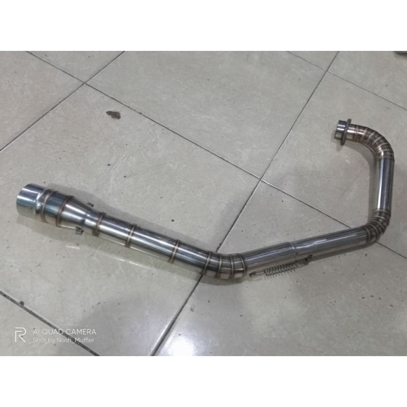 Leheran Knalpot Vixion Road Race full cacing