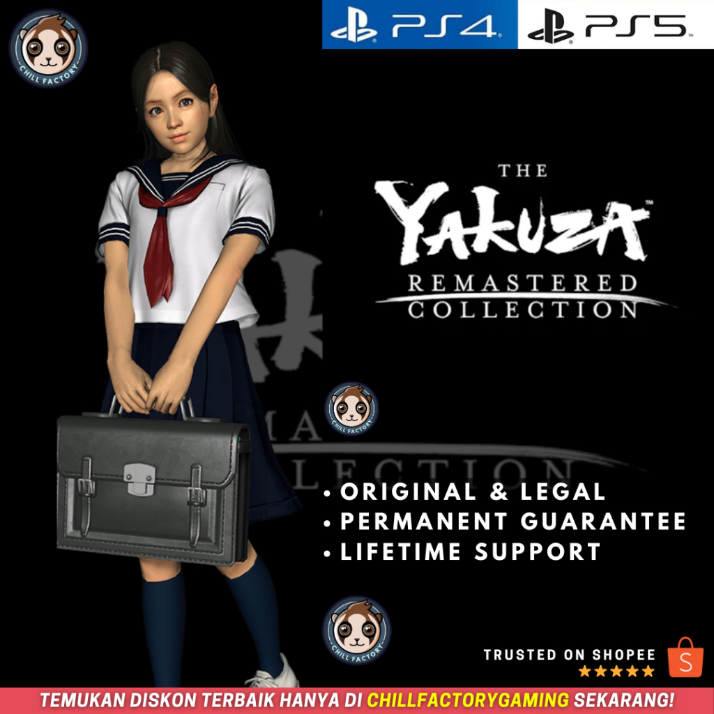 The Yakuza Remastered Collection - Yakuza 3 + 4 + 5 BUNDLE 3 GAMES PS4 PS5