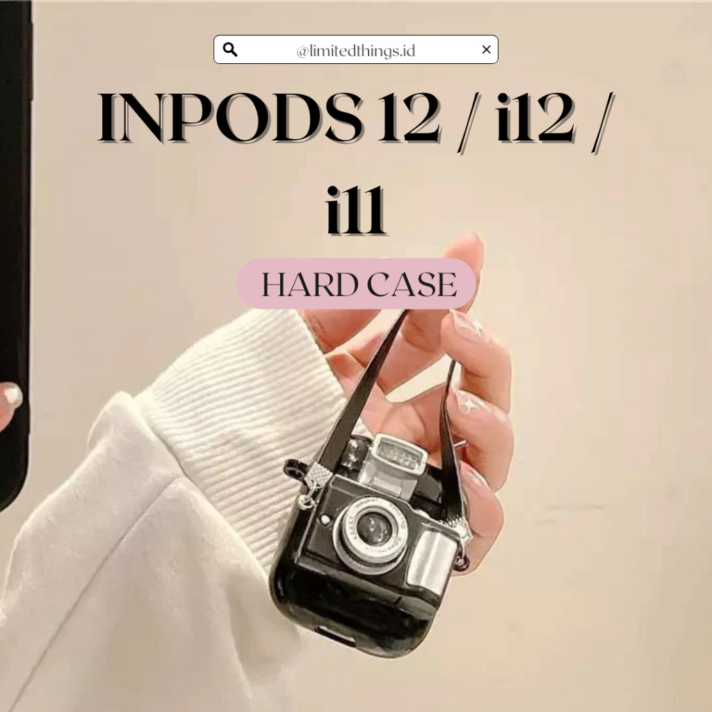 PREMIUM Case INPODS 12 i12 i11 Case Character Retro Camera Hard Case