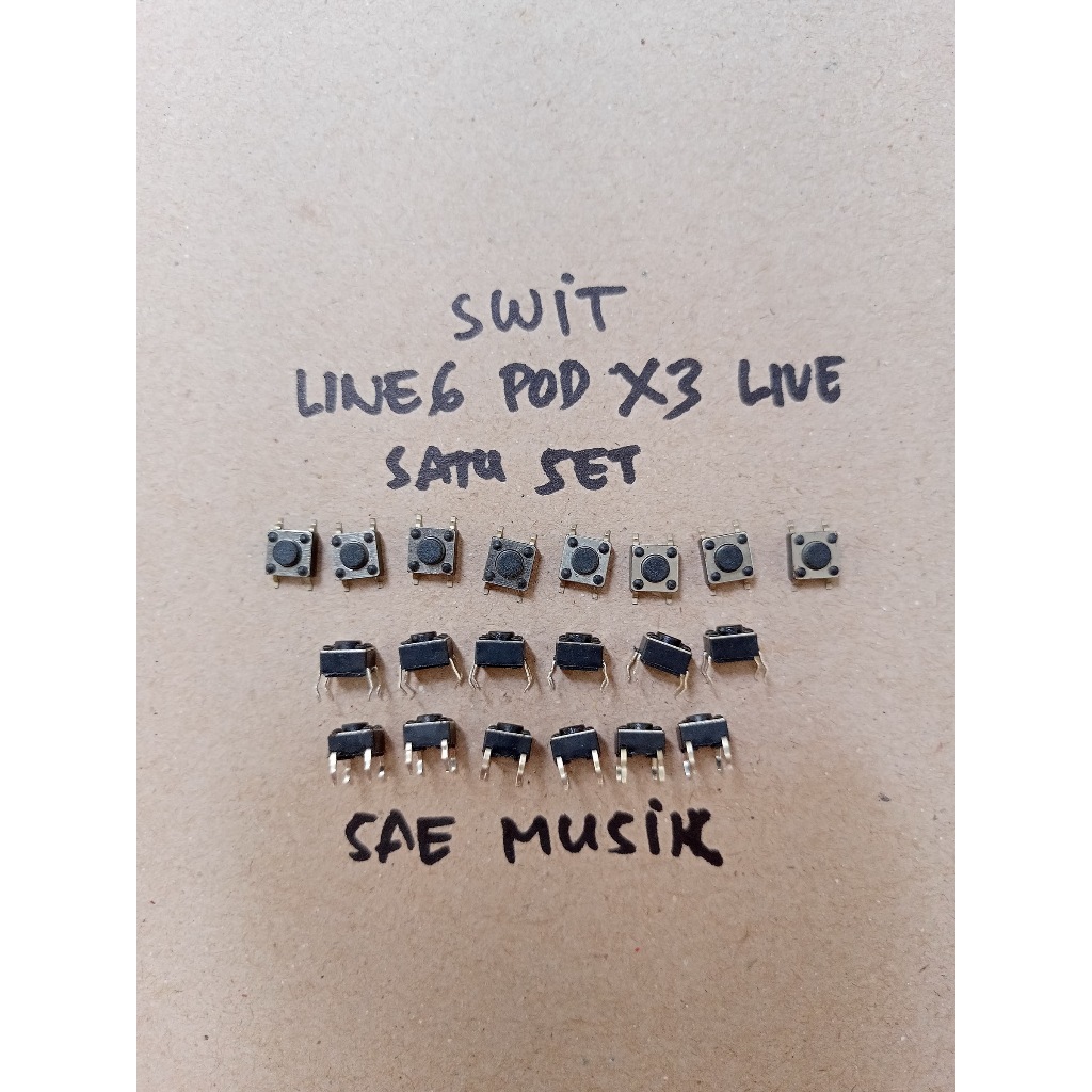 swit switch  line6 X3 Live efek gitar Line6 X3 Live satu set