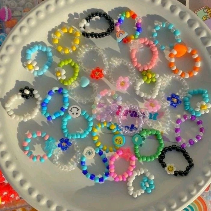 [PROMO] Ring Beads Idol Kpop/ Cincin Manik /Style korea