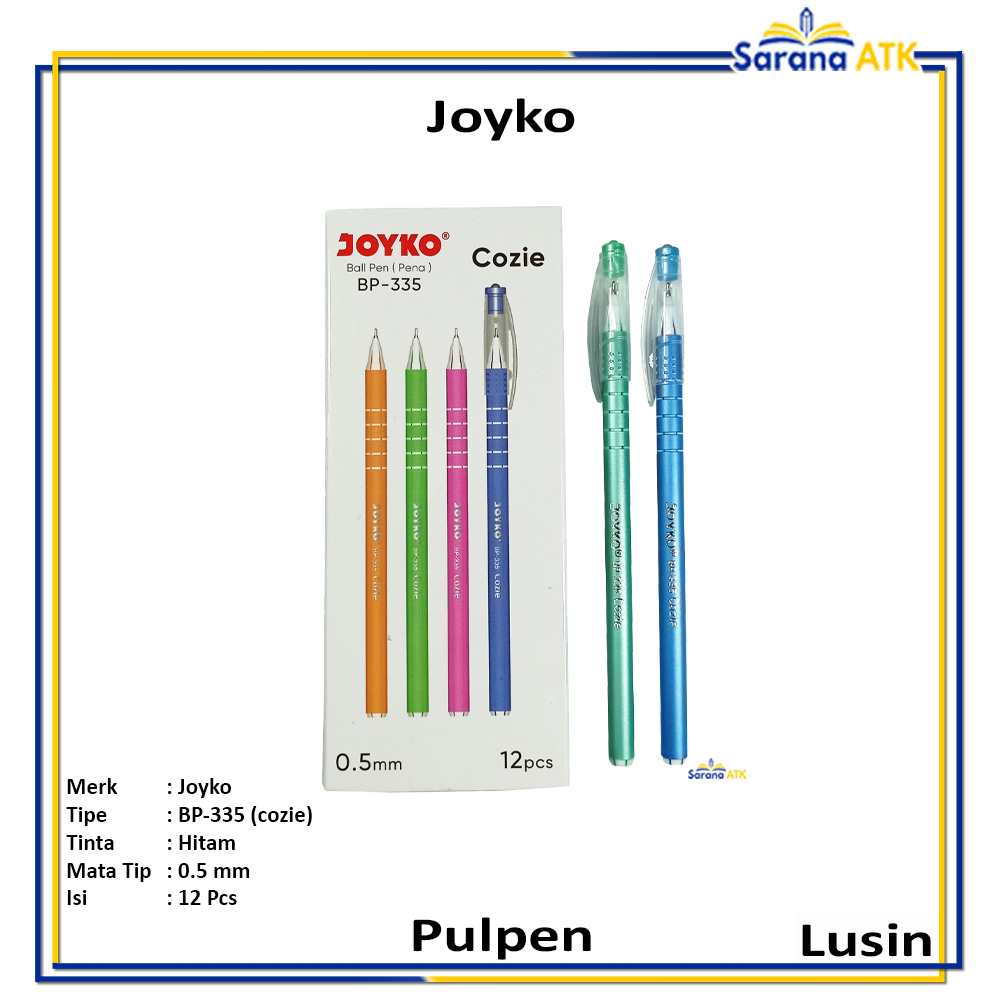 

Joyko - Ball Pen Pulpen BP-335 Cozie - Lusin