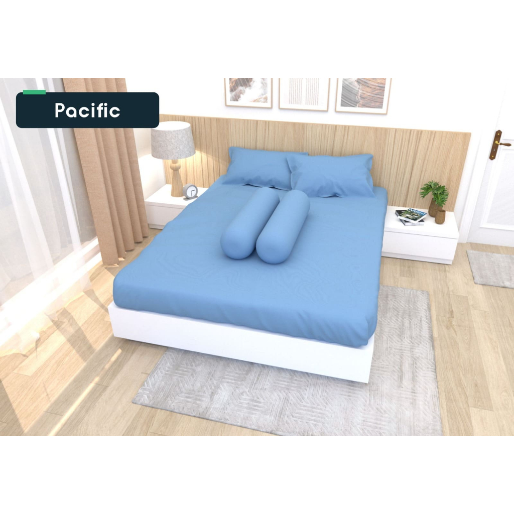 Adela Sprei Polos PACIFIC T20 cm - Sprei Set Tanpa Bedcover