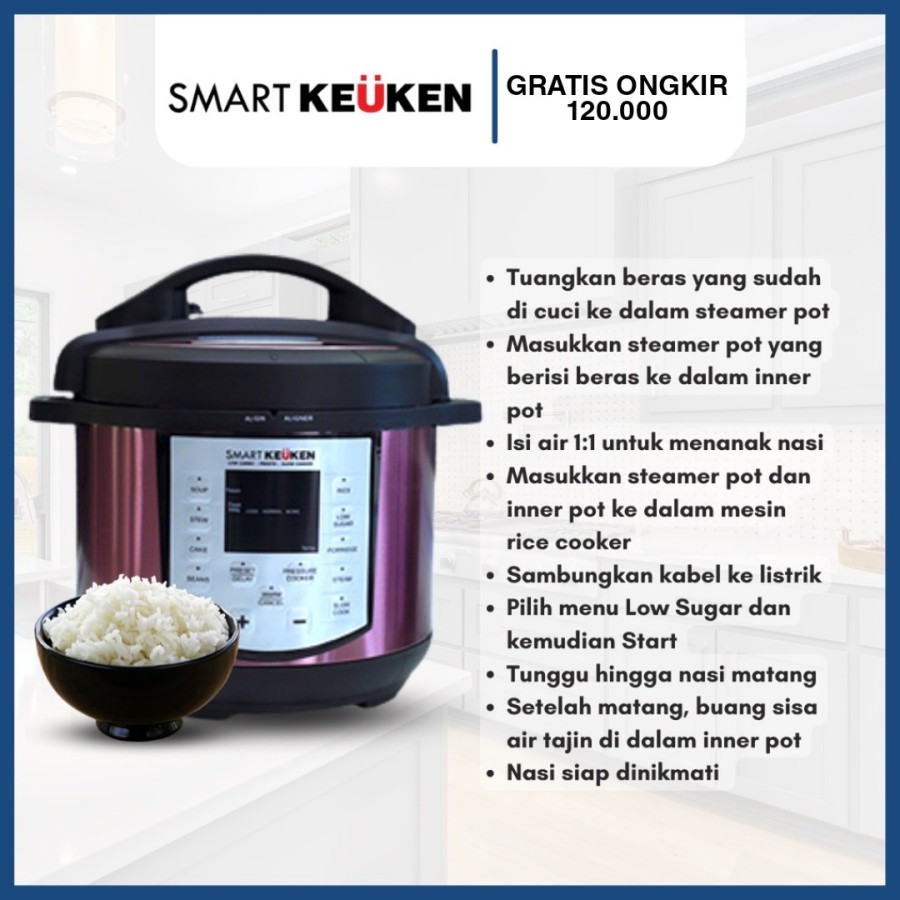 Smart Keuken Multi Cooker GEN 2 - Presto - Low Carbo - Slow Cooker