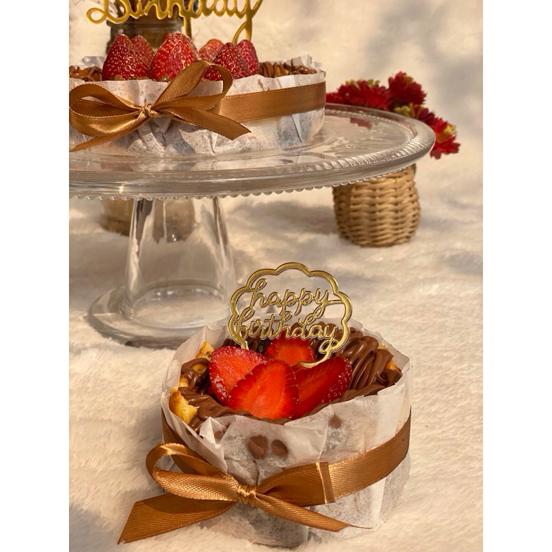 

Burnt Cheese Cake Kue Ulangtahun Birthday Hampers Palembang