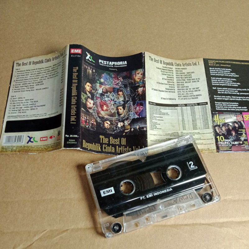 kaset The best of republik cinta management