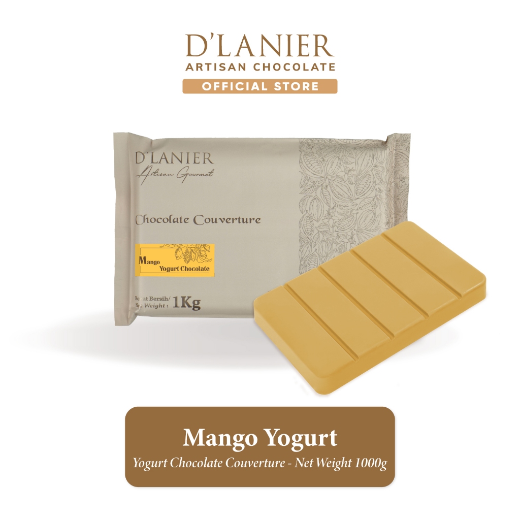 

D'Lanier Mango Yogurt Chocolate Couverture - 1 kg