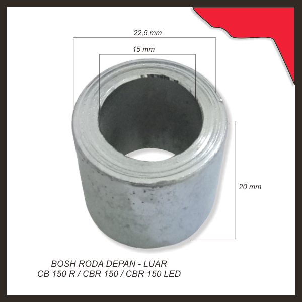 Bosh Roda Depan - Luar Cb 150 R / Cbr 150 / Cbr 150 Led