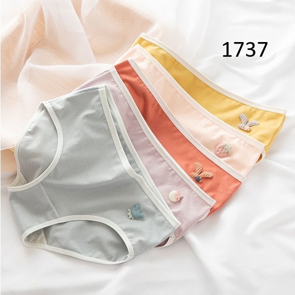 CD / Celana Dalam Wanita 1737 Fashion Jepang Celana Dalam Wanita Katun Mid Waist
