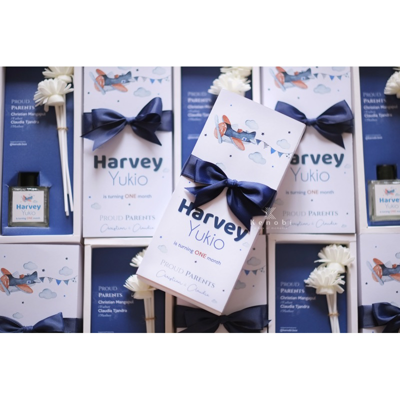 SOUVENIR BABY ONE MONTH / ULANG TAHUN ANAK 1 BULAN / BIRTHDAY SOUVENIR / HAMPERS BAYI 1 BULANAN / BA