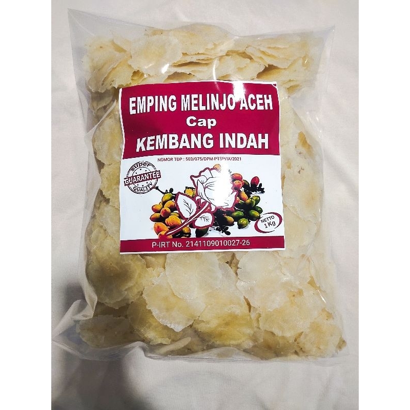 

Emping Melinjo Aceh ASLI 100% 1KG, ½KG, ¼KG