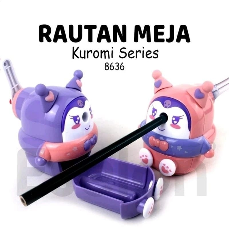 

Serutan rautan putar motif KUROMI ukuran besar