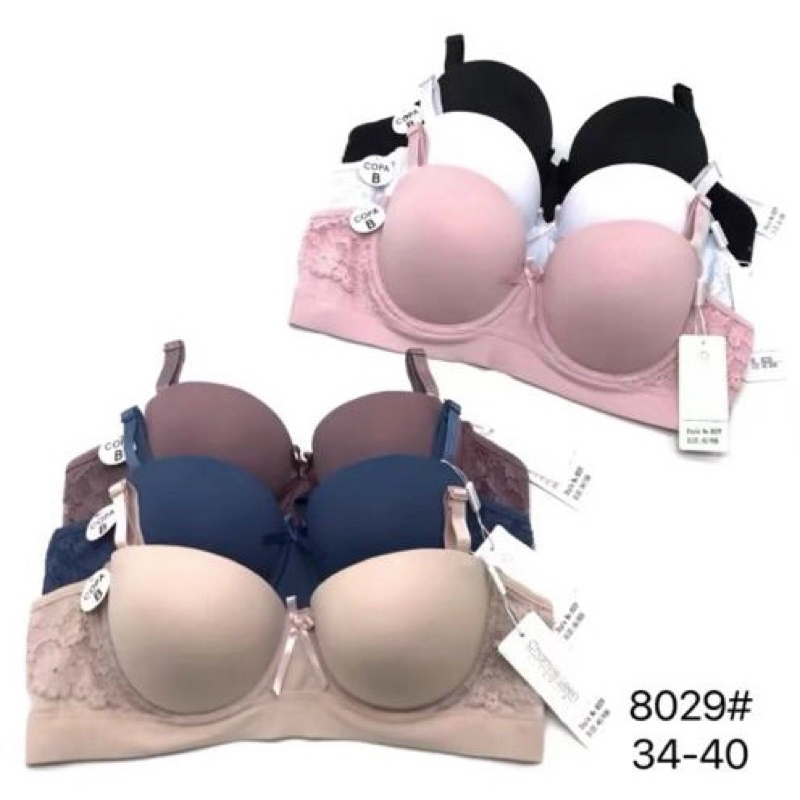 Bh | Bra Setengah Cup B CHANVIE LEEN 8029 Pakai kawat dan Sedang
