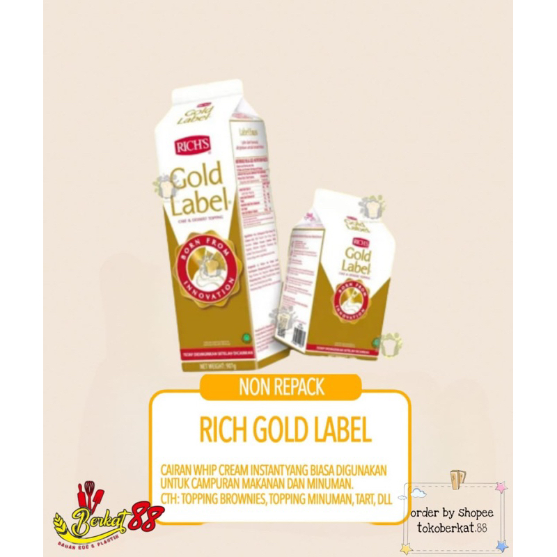 

Rich Whip Topping Gold Label 500 gr