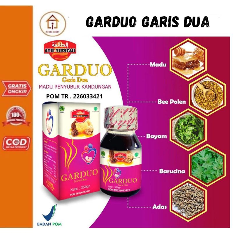 

MADU GARDUO GARIS DUA 350GRAM/MADU PROMIL / MADU ATH-THOUFAH