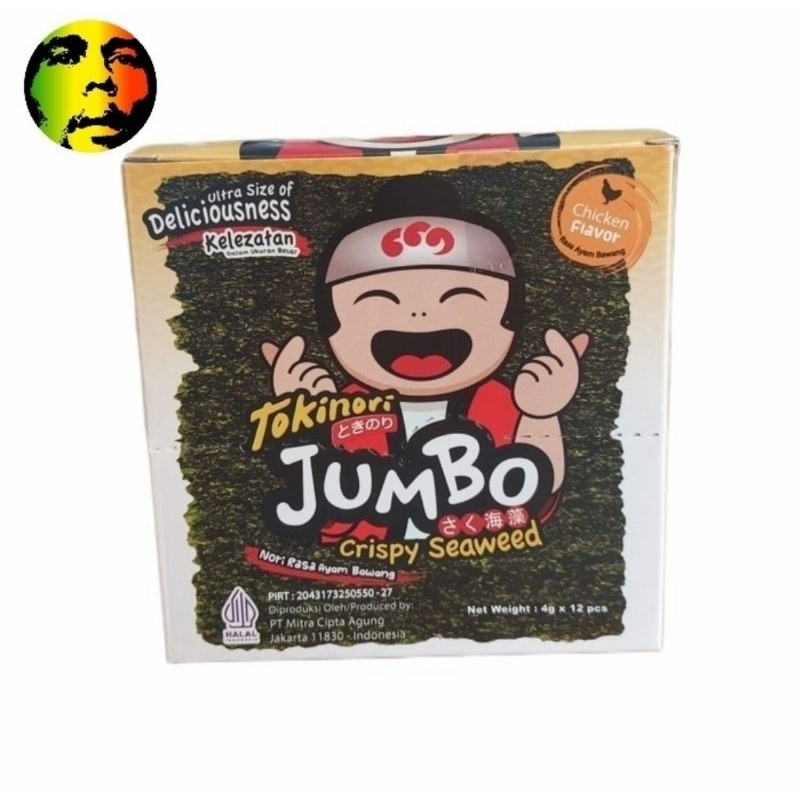 

Tokinori jumbo crispy seaweed isi 12 ayam