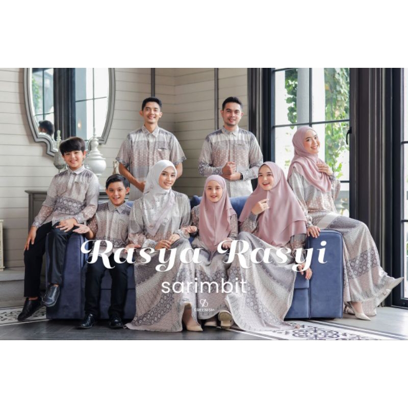 RASYA RASYI SARIMBIT GREENISM/RASYA RASYI SARIMBIT BY GREENISM/RASYI KHIMAR BY GREENISM/RASYI SCARF 