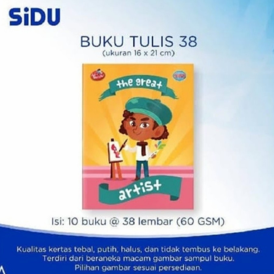

Buku Tulis Sidu 38 Lembar