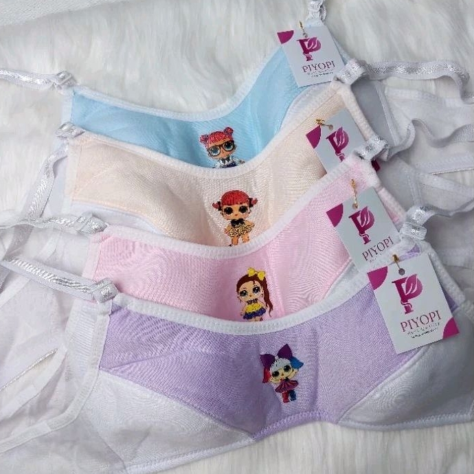 Sport Bra Remaja ABG Bra 38 36 34 Tanpa Kawat Busa Tipis Bra Cup A
