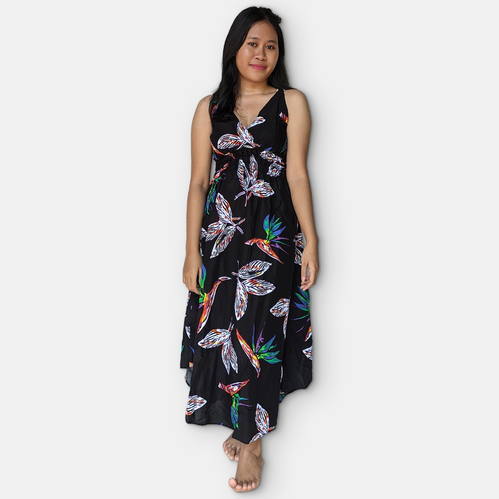 Dress Wanita Tanpa Lengan - Long Dress Pantai Bali