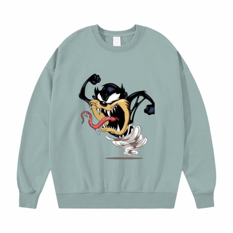 Tazmania Sweater Anak Perempuan 5-15thn Crewneck Anak Laki-laki Jaket Anak Perempuan TAZMANIA