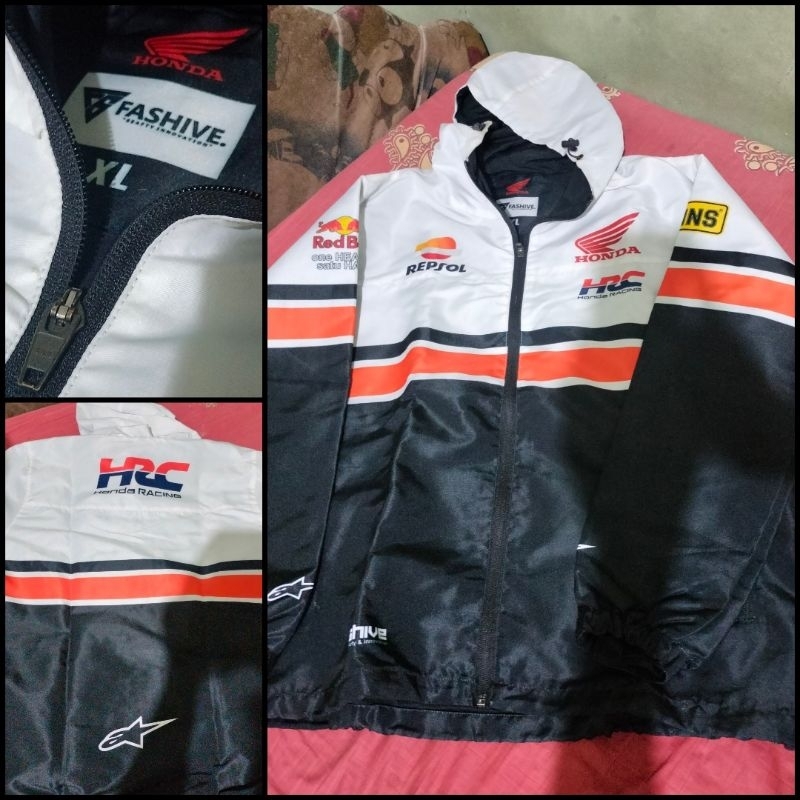 Jaket Honda HRC Repsol Putih